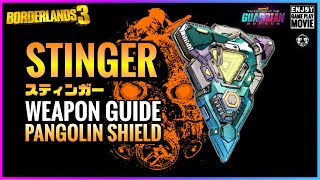 【ボーダーランズ3】最狂ノヴァシールド GUARDIAN TAKEDOWN限定 PANGOLIN スティンガー/STINGER 装備紹介【Borderlands 3】