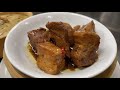 【誘惑の飯テロ調理動画】豚バラ肉の豆豉蒸し（賄い）steamed pork with chinese black beans