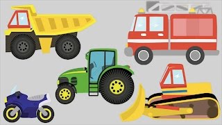 Colors for Children to Learn with Street Vehicles | Colours for Kids to Learn | Learning Videos
