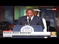 President Kenyatta address the Pass out parade of KDF in Eldoret