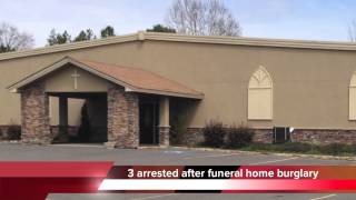 Valley Funeral Home in Stevenson, Alabama burglary