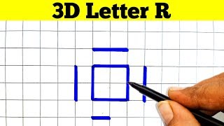 How To Draw 3D Letter S Step By Step || 3D Trick