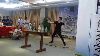 Joseph Apostol Flairtending Performance during Flairtending Competition Cebu 2017