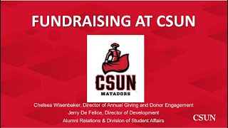 Fundraising at CSUN SHINE 2021