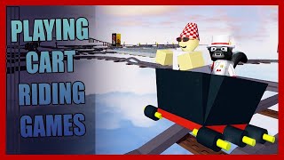 Riding Carts in ROBLOX