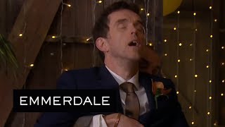 Emmerdale - Marlon Faints When He Finds Out Who's Really Getting Married