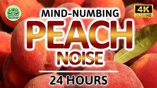 Mind-numbing Peach Noise | 24 Hours | BLACK SCREEN | Study, Sleep, Tinnitus Relief and Focus