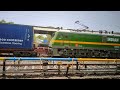 thiruvananthapuram hazrat nizamuddin superfast with ers wdp4d arriving ratlam jn