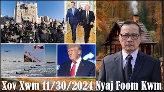 Xov Xwm 11/30/2024: Syria Rog Kub Ntxov & Russia/Suav Koom Ya Dav Hlau Hla Huab Cua KausLim Qab Teb