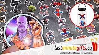 Marvel Superhero Avengers Vinyl Stickers - Waterproof Decals for Water Bottles and Hydro Flasks