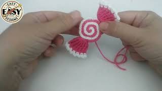 🍬Crochet Candy🍬| Easy Crochet Tutorial for Beginners! The BEST of Candy  Pattern #knitting