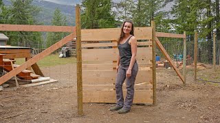 Securing Our Off-Grid Paradise: Wrapping Up Fencing Installation on Our Mountain