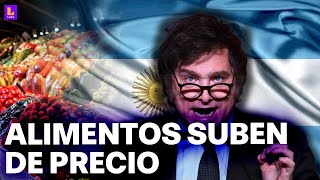Crisis económica en Argentina: Inflación no cesa pese a medidas de Milei