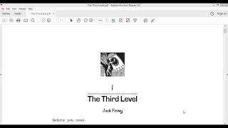 The Third Level By Jack Finney #CLASSXII #CBSE #VISTAS #CHAPTER-1 #INTRODUCTION