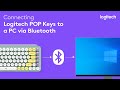 Connecting your Logitech POP Keys to a PC via Bluetooth | Logitech Support