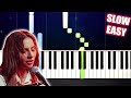 Lady Gaga - Always Remember Us This Way - SLOW EASY Piano Tutorial by PlutaX