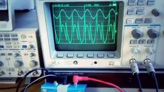 Grombass waveforms on scope