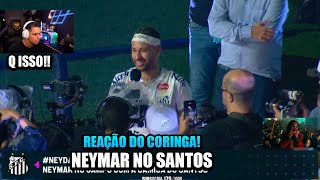 LOUD CORINGA REAGINDO APRESENTAÇÃO DO NEYMAR!!