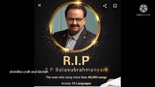 Spb muthalam aandu ninaivu anjali#