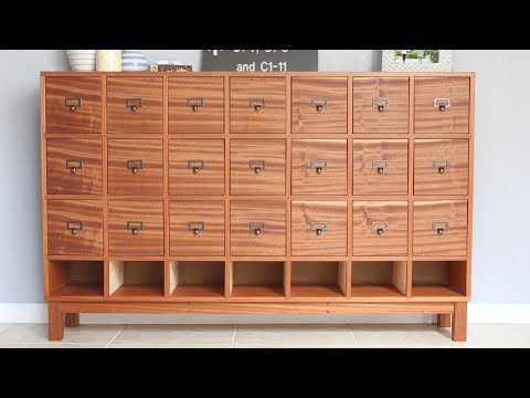 Making a Large Apothecary Cabinet Making a Large Apothecary Cabinet