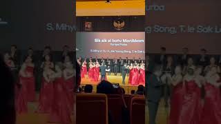 Paduan Suara Incheon City Chorale menyanyikan lagu Sik Sik Si Batu Jee Young Song #paduan suara