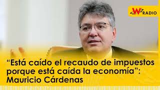 “Está caído el recaudo de impuestos porque está caída la economía”: Mauricio Cárdenas