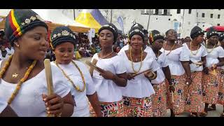 Edina Bakatue traditional music, dance and drumming by adorable women