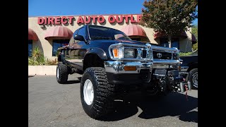 1995 Toyota Pickup 5 speed manual 4x4 in depth video overview / walk around