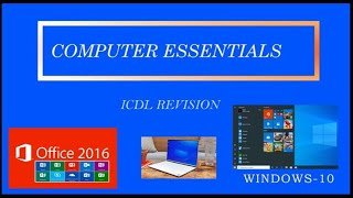 ICDL Computer Essentials- Using Windows 10 and Office 2016(Diagnostics Test)