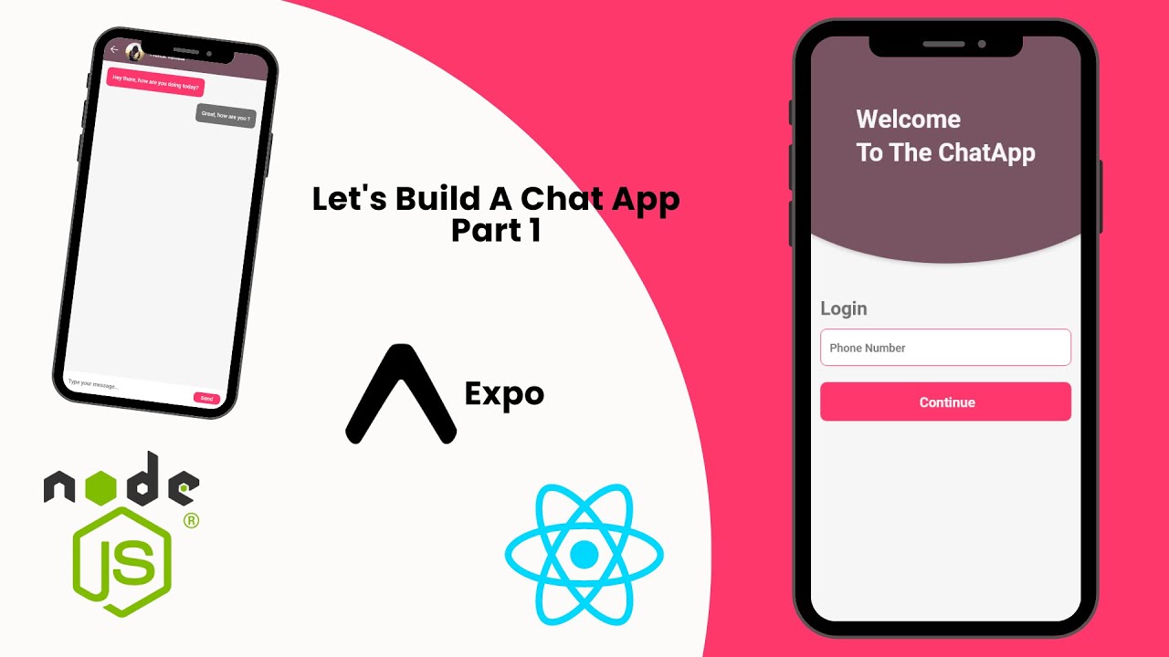 React Native Build A Chat App With Expo And Node JS Part 1 - YouTube