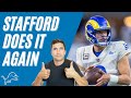 Matthew Stafford VS Jared Goff - Detroit Lions Fans Reaction to Stafford Week 2