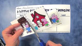 Three Little Pigs Sequencing Lesson
