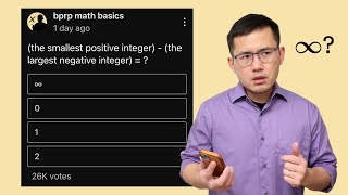 (the smallest positive integer) - (the largest negative integer) = ?