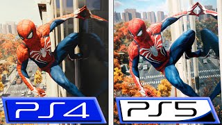 Marvel's Spider-Man Remastered | PS4 Pro VS PS5 | 4K Graphics Comparison | Early