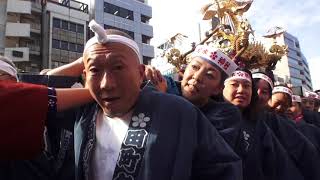 29年 文京区本郷 櫻木神社(櫻木天神）大祭 本社神輿五年振り立派な渡御。