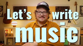 How to use music theory to actually write music!