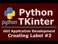 2 Python Tkinter Labels