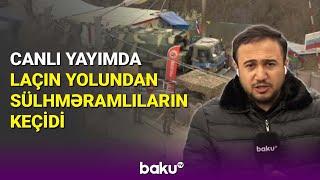 Canlı yayım zamanı sülhməramlıların hərbi maşını nə daşıyırdı? - BAKU TV