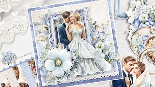 Wedding scrapbooking card - Lemoncraft Hope - Pop up card tutorial