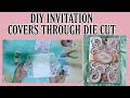 MAKING A WEDDING INVITATION COVERS THROUGH DIE CUTTING MACHINE(@shynetv5268 )