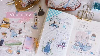 【新作素材】春を集めた素材で作る手帳デコ。🌸