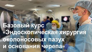 Базовый курс «Эндоскопическая хирургия околоносовых пазух и основания черепа»