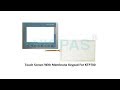 Touch Screen With Membrane Keypad For Siemens KTP700 6AG1123-2GA03-2AX0 repair replace with display