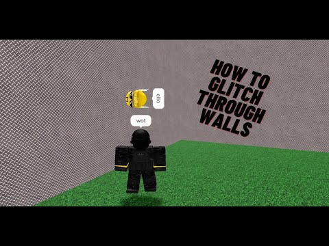 How To Glitch Through Walls On Roblox 2022 - YouTube