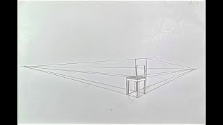 How To Draw a Chair Using Two Point Perspective