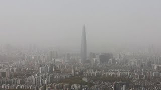 한반도 덮은 중국발 고농도 황사…일본도 모래먼지 영향 / 연합뉴스TV (YonhapnewsTV)