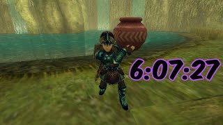 Twilight Princess 100% speedrun in 6:07:27 (former world record)