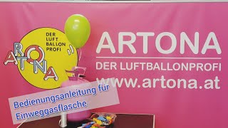 Bedienungsanleitung: Luftballons mit Einweggasflasche befüllen