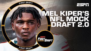 🚨MEL KIPER'S NFL MOCK DRAFT 2.0!🚨 Top-10 breakdown with Field Yates | First Draft 🏈