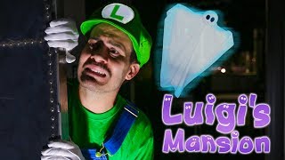 Luigi's Mansion Meets Ghostbusters in Real Life!